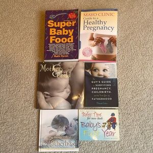 LOT OF 6 baby books